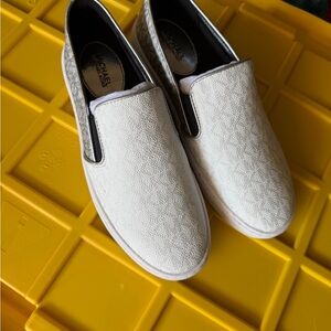 Michael Kors Cream Slip-On Men's Loafers